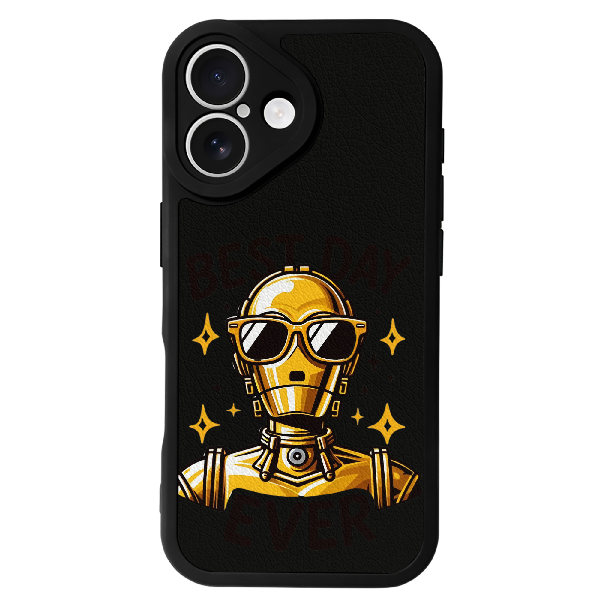 （画像用） スター・ウォーズ Star Wars 【iPhone 16シリーズ対応】シリコンスマホケース（レザー調） 材質：シリコン